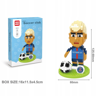 Futbalová Superstar Neymar.JR Súprava futbalových stavebníc série 376 ks.